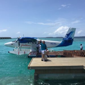 Anreise mit dem Wasserflugzeug - einmalig